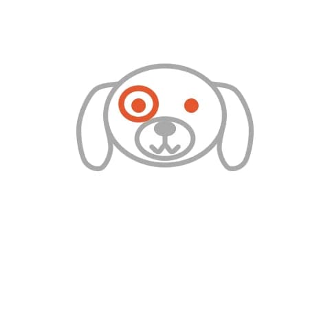Étape 4 : Dessine deux petits ronds pour les yeux, puis entoure un seul œil avec un rond plus grand pour faire une tache.