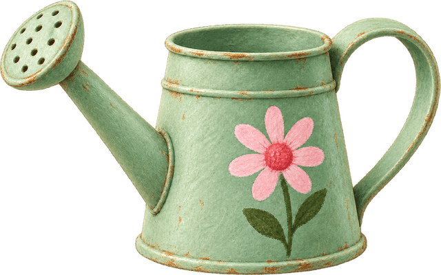 L'arrosoir fleuri