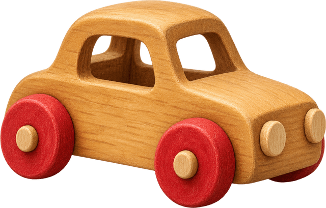 La petite voiture en bois