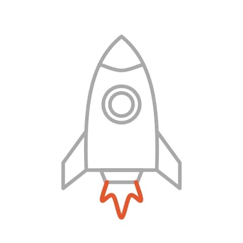 Étape 6 : Sous ce rectangle, trace de grandes flammes avec des courbes qui se rejoignent en pointes vers le bas.