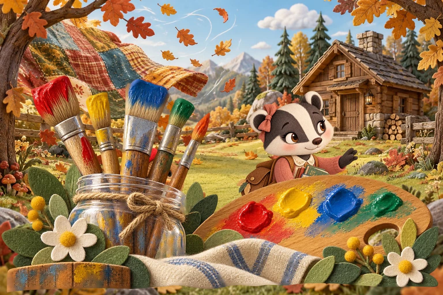 Illustration — Kiwi et la cabane qui grandissait, partie 2