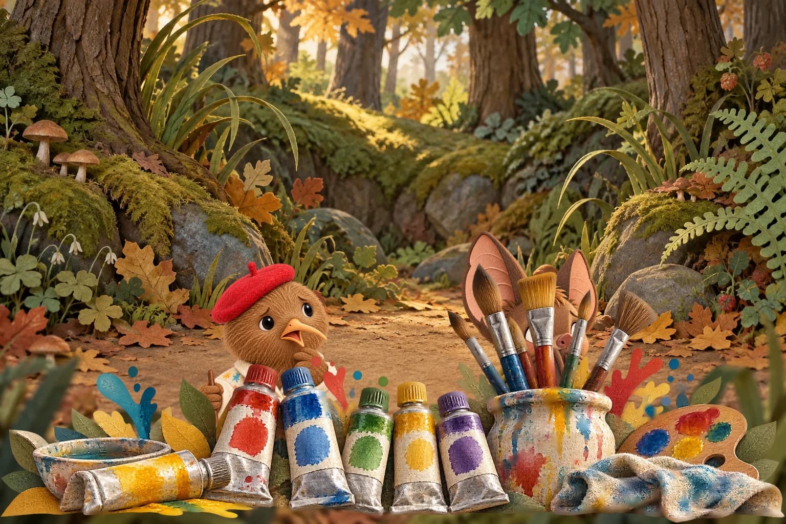 Illustration — La chanson sous les feuilles, partie 2