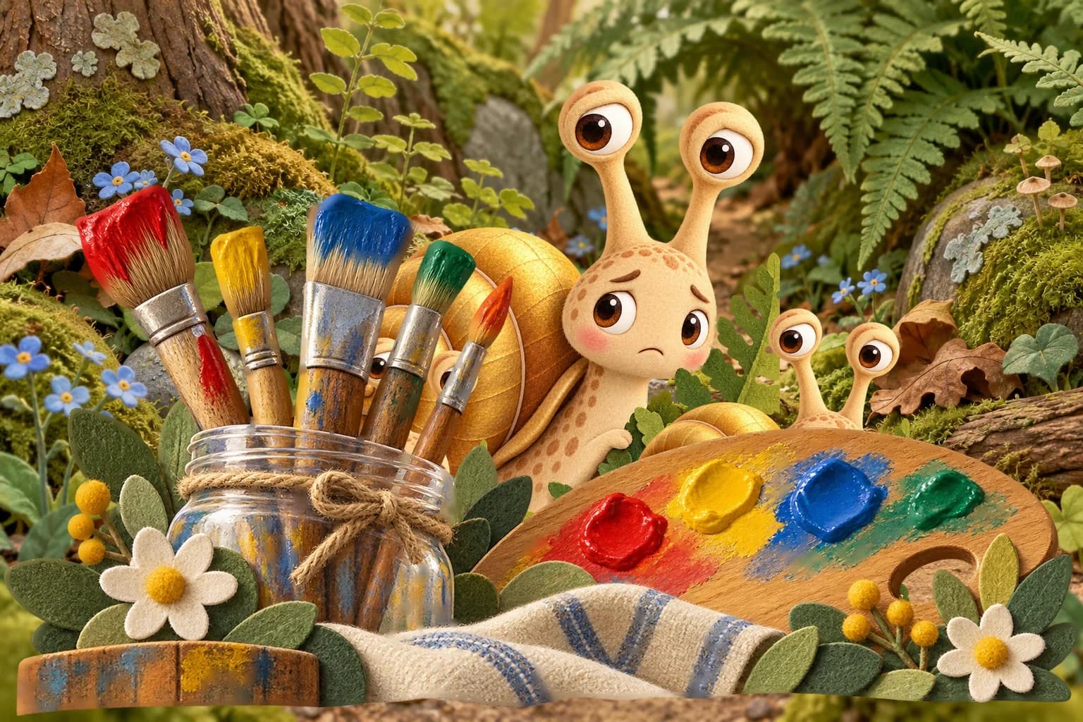 Illustration — La course de Sacha l’escargot, partie 2